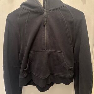 Lululemon Scuba Quarter Zip Hoodie XS/S Black